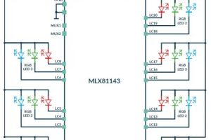 Melexis MLX81143 led driver block